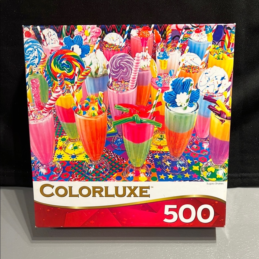 Colorluxe 500 Piece Puzzle - Sugary Shakes